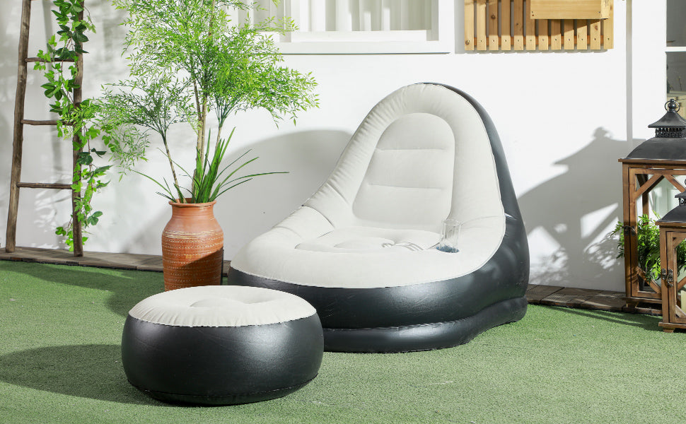 Fauteuil Gonflable Ultra Détente™ – Confort et Style en un Clin d’œil ! - Ma boutique