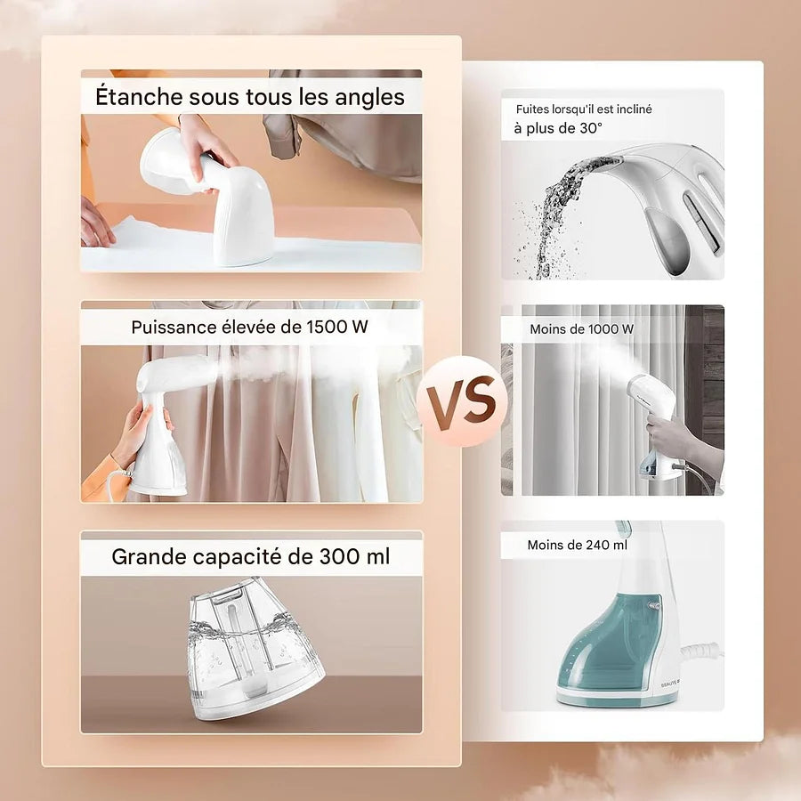 FER À VAPEUR PORTATIF – VÊTEMENTS TOUJOURS IMPECCABLES - Ma boutique