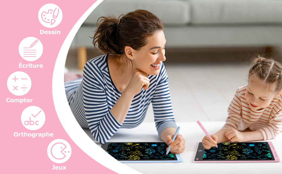 Ardoise Électronique pour Enfant – Dessinez, écrivez, effacez à l’infini ! - Ma boutique