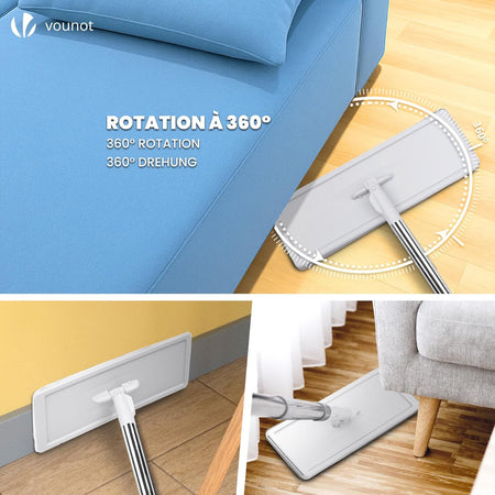 Le Seau Essoreur + Serpillère 2-en-1 : Révolutionnez votre ménage !