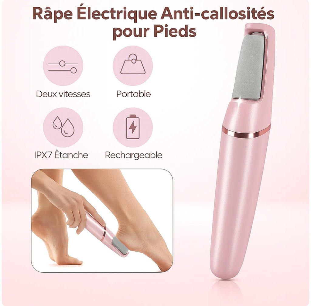 Râpe Électrique Anti-Callosités – Pour des pieds doux et lisses en un instant - Ma boutique