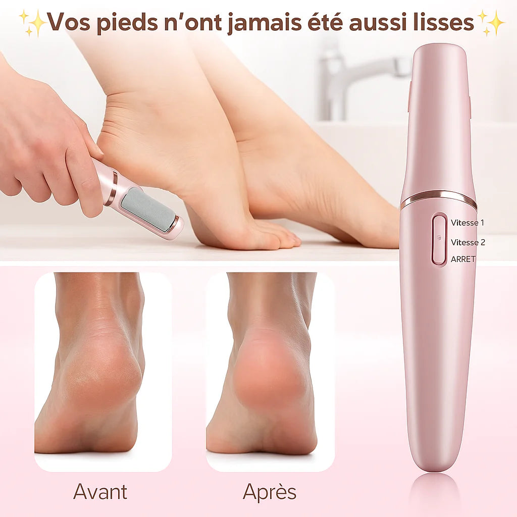 Râpe Électrique Anti-Callosités – Pour des pieds doux et lisses en un instant - Ma boutique
