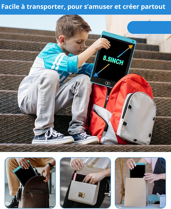 Ardoise Électronique pour Enfant – Dessinez, écrivez, effacez à l’infini ! - Ma boutique