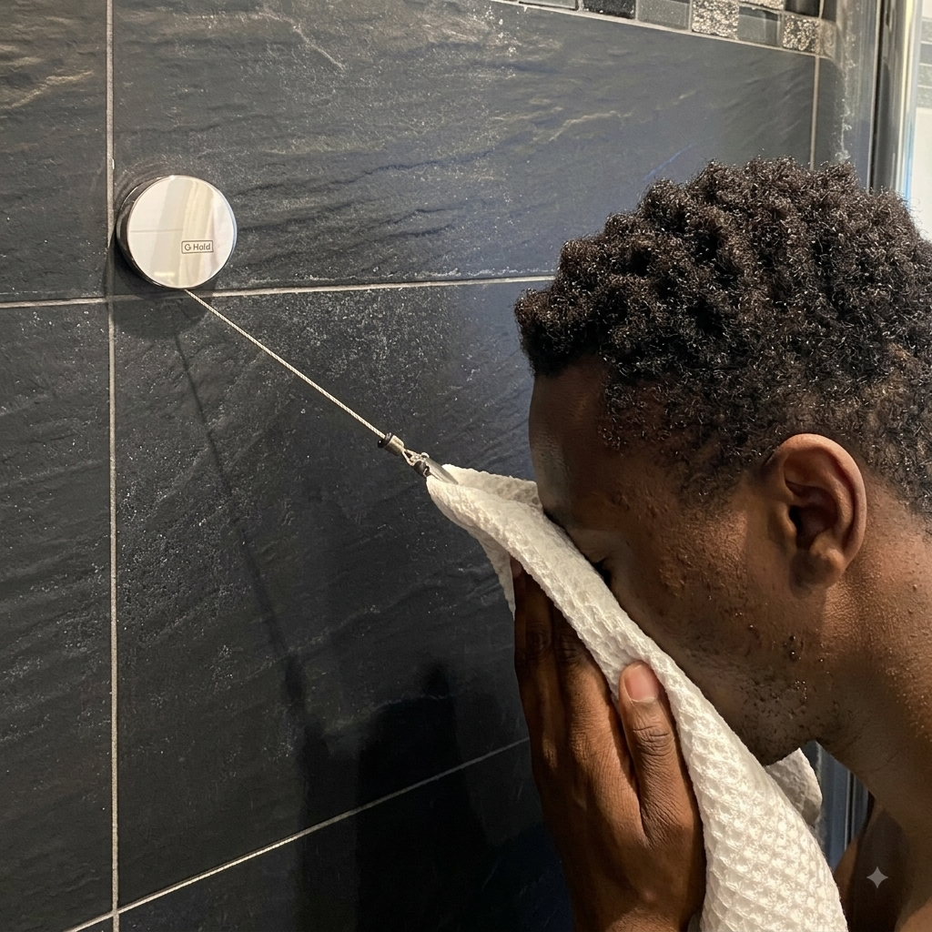 Porte-Serviette Rétractable – Gagnez de la Place dans Votre Cuisine & Salle de Bain - Ma boutique