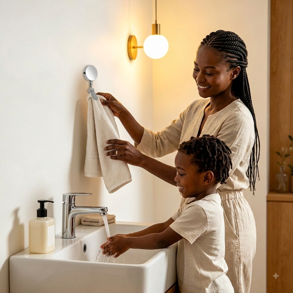 Porte-Serviette Rétractable – Gagnez de la Place dans Votre Cuisine & Salle de Bain - Ma boutique