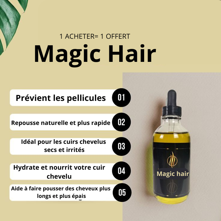 Magic HAIR™ – L’huile qui réveille vos cheveux ! - Ma boutique