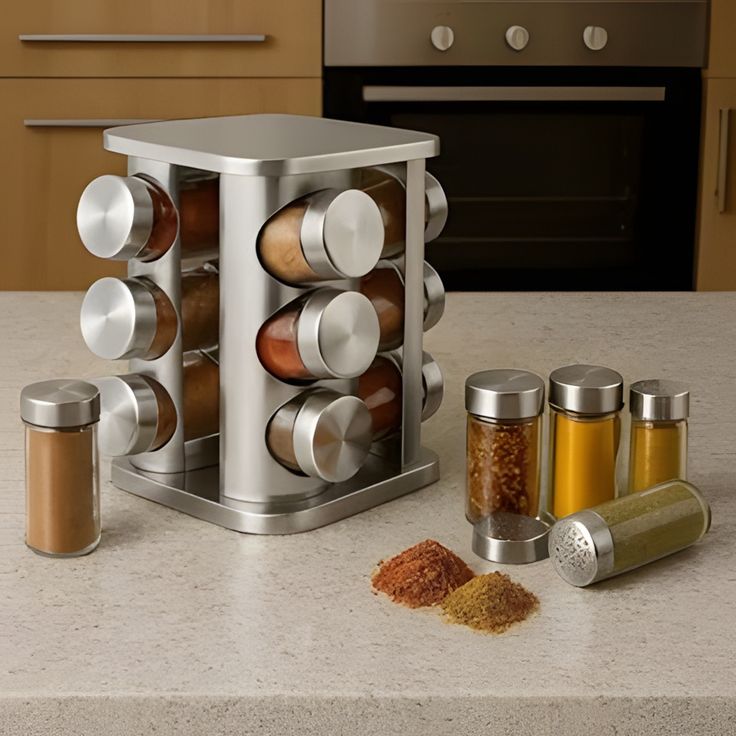 Organisateur Rotatif 360° – Rangement Condiments & Épices |Toutes Vos Épices à Portée de Main - Ma boutique