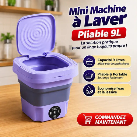Mini Machine à Laver Portable & Pliable - Ma boutique